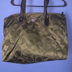 Overnight coach tote 12x18